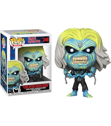 Amazon.com: Funko POP Pop! Rocks: Iron Maiden- Eddie- Somewhere in